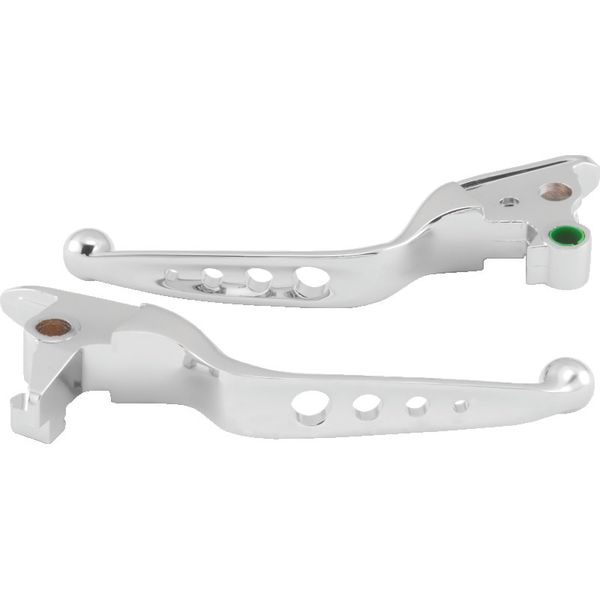 Bikers Choice 15-17 FLST FXST Chrome O Series Holed Lever Set