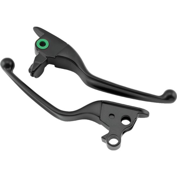Bikers Choice 08-10 FLT Black Lever Set Replaces H-D 38843-08
