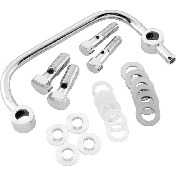 Bikers Choice 96-06 Big Twin Chrome Head Breather Kit