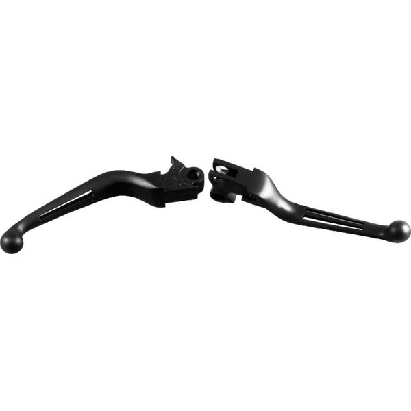 Bikers Choice 96-16 Big Twin W/ Cable Clutch 96-03 XL Black Slotted Lever Set