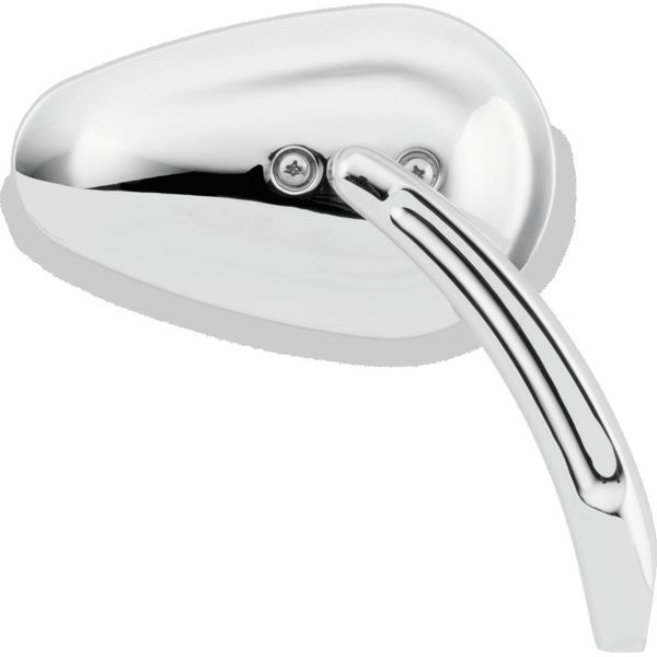 Bikers Choice 65-Up Chrome Tapered Mirrors Universal Custom Pair