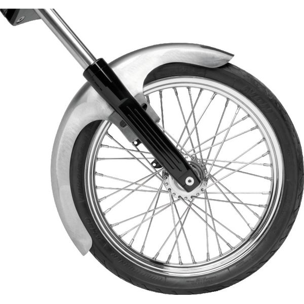 Bikers Choice Outlaw Raw Front Fender Wide Glide 21 Inch Wheel Undrilled Custom