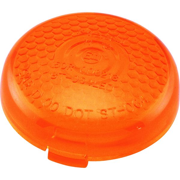Bikers Choice Replacement Honeycomb Amber Lens For LED Bullet Turn Signal