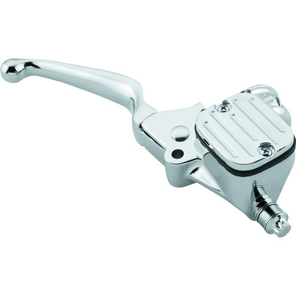 Bikers Choice Chrome 96-07 FL 96-10 ST Dyna 96-03 XL 9/16 Bore Chopped Handlebar Master Cylinder