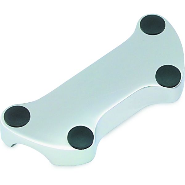 Bikers Choice 74-Up Chrome Handlebar Clamp Without Skirt Replaces H-D 56170-83T