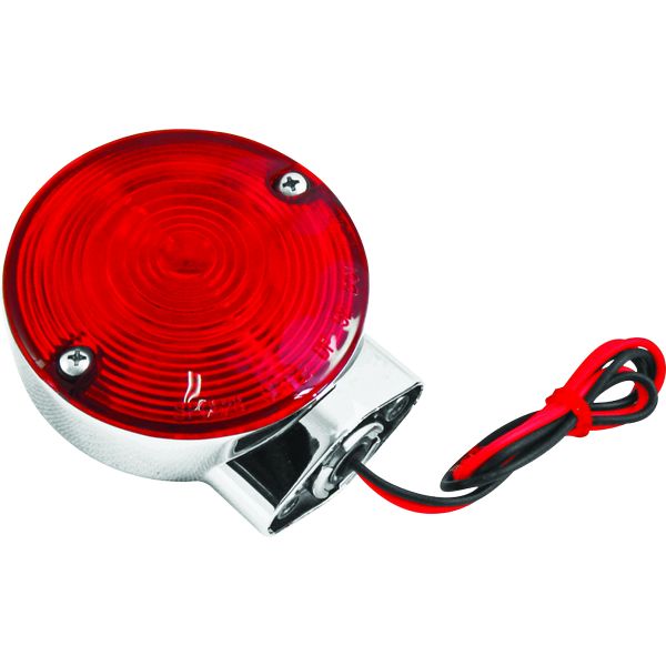 Bikers Choice 86-99 FLT FLST FXRT 2 Filament Turn Signal Lamp W/Red lens Replaces H-D 68400-86