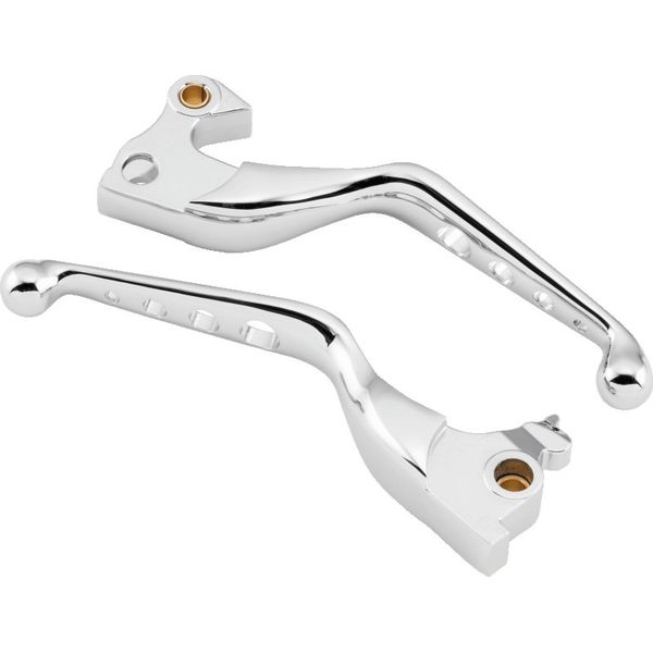 Bikers Choice 14-Up XL Chrome O Series Holed Lever Set