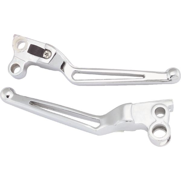 Bikers Choice 82-95 Big Twin & XL Chrome Custom Slotted Lever Set