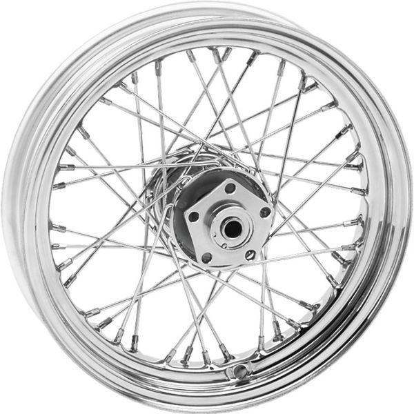 Bikers Choice 73-83 FL FX Chrome 16 Inch Dual Flange Wheel Replaces H-D 40968-73