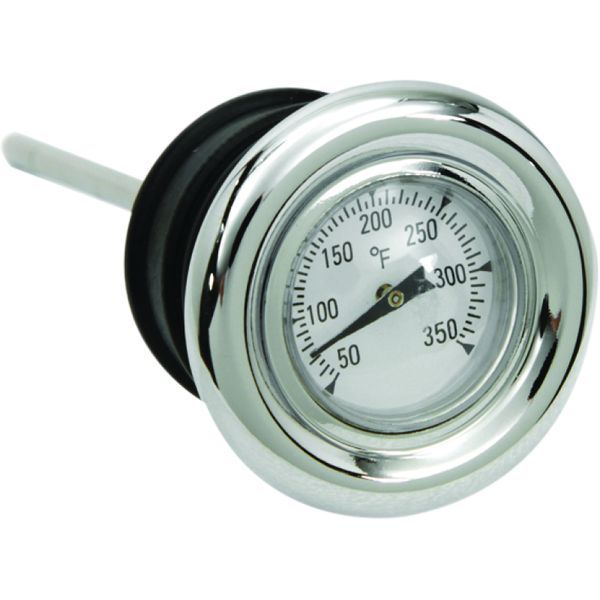 Bikers Choice 70-86 FL FX 70-78 XLCH Chrome Oil Dipstick With Temp Gauge Replaces H-D 62635-79T