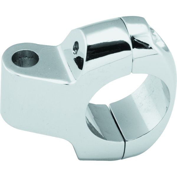 Bikers Choice Chrome Custom Mirror Clamp For 1 Inch Bar Universal