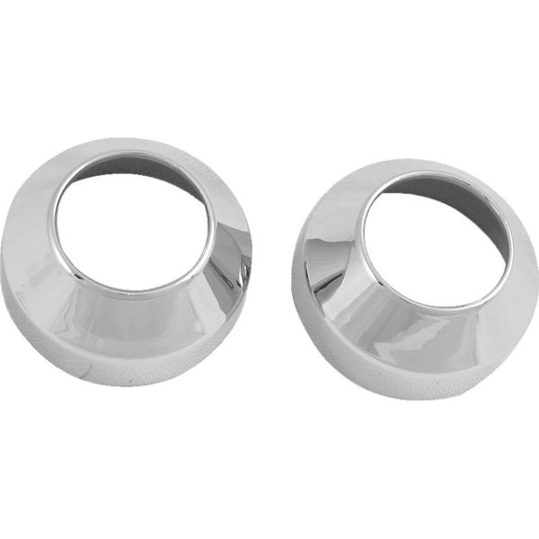 Bikers Choice 84-17 41MM Wide Glide Chrome Fork Boot Covers Pr