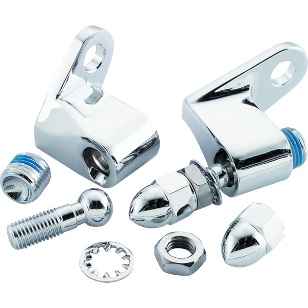 Bikers Choice Chrome Front Turn Signal Mounting Kit Universal Custom