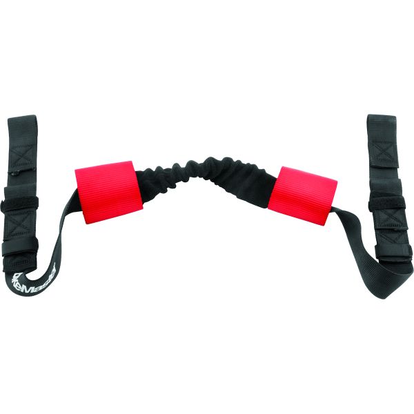 BikeMaster Bar Harness Tiedown Assist - Black/Red