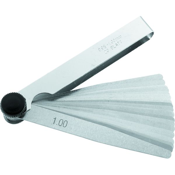 BikeMaster 20-Blade Metric Feeler Gauge Set (Pack of 3)