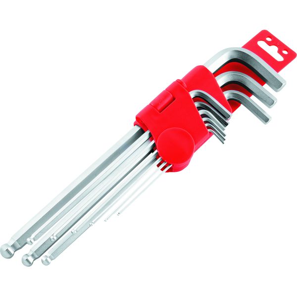 BikeMaster 9-pc Ball End Long Wrench Set - Metric