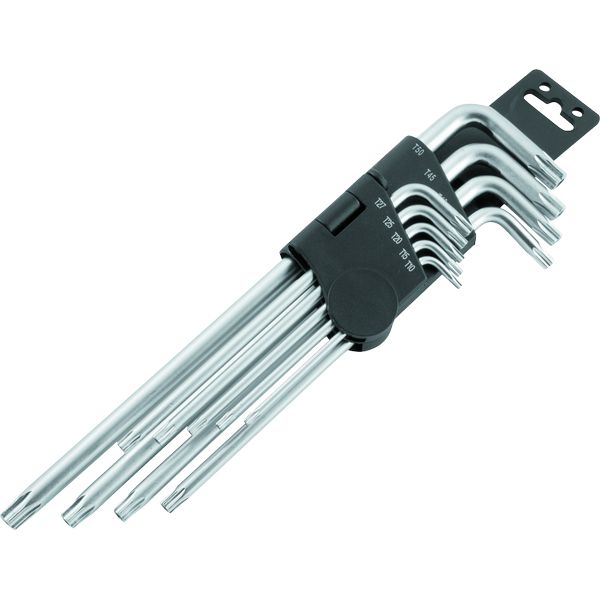 BikeMaster 9-pc Ball End Long Wrench Set - Torx