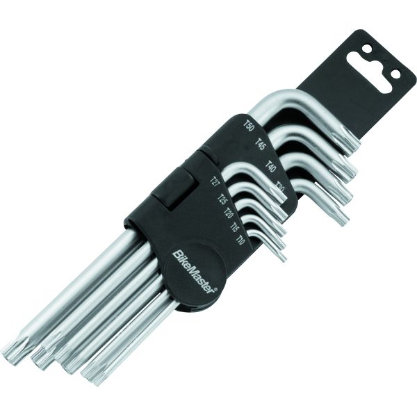 BikeMaster 9-pc Ball End Short Wrench Set - Torx