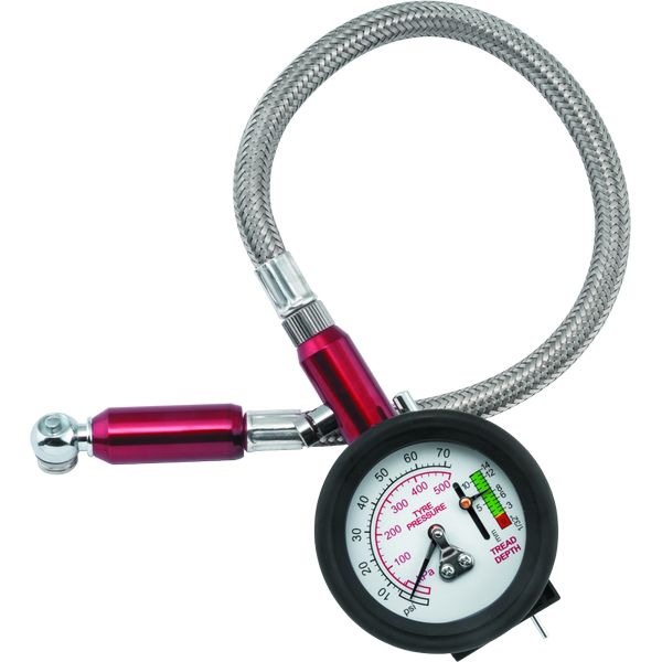 BikeMaster Tire Gauge 2-1 0-60 PSI