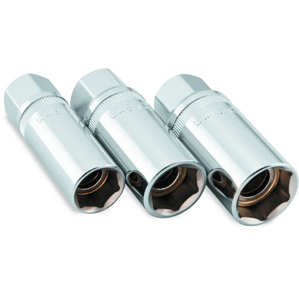 BikeMaster Sparkplug Socket Set Magnetic 16/18/22mm