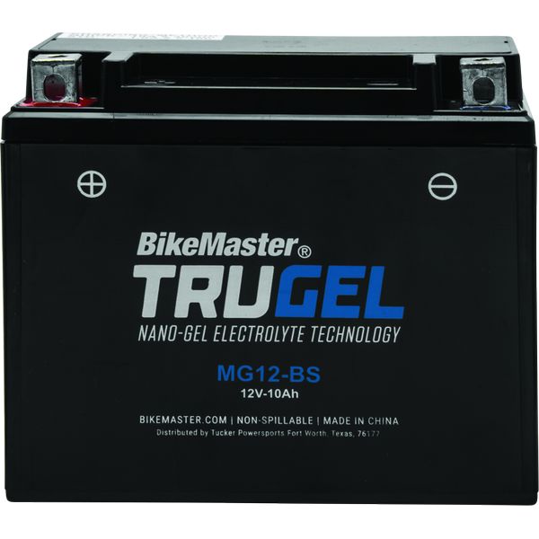 BikeMaster TruGel Battery - MG12-BS