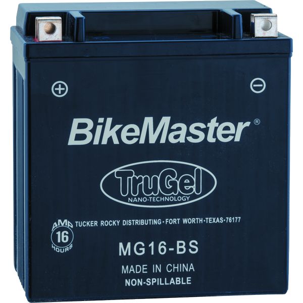 BikeMaster TruGel Battery - MG16-BS