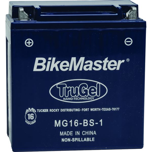 BikeMaster TruGel Battery MG16-BS-1