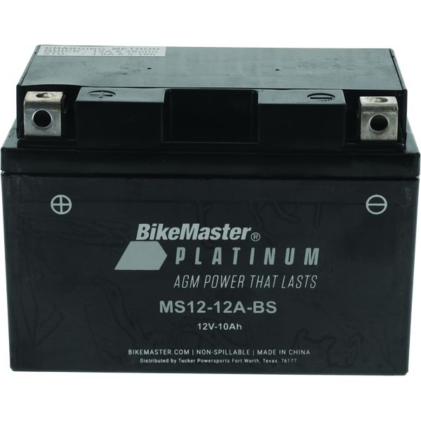 BikeMaster AGM Battery - MS12-12A-BS