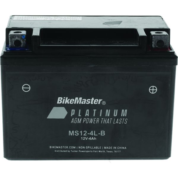 BikeMaster AGM Battery - MS12-4L-B