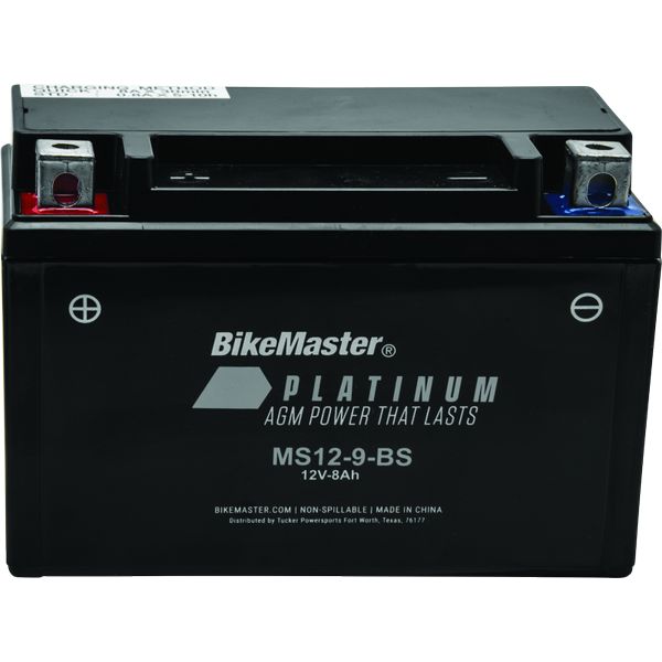 BikeMaster AGM Battery - MS12-9-BS