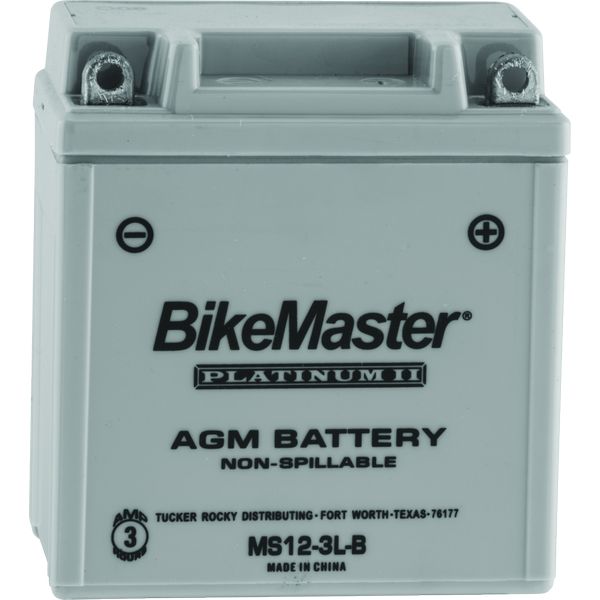 BikeMaster AGM Battery - MS12-3L-B