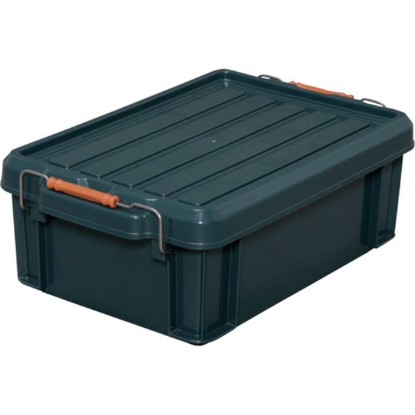 バックル式コンテナ　４５０×２９５×１６０　ダークグリーン