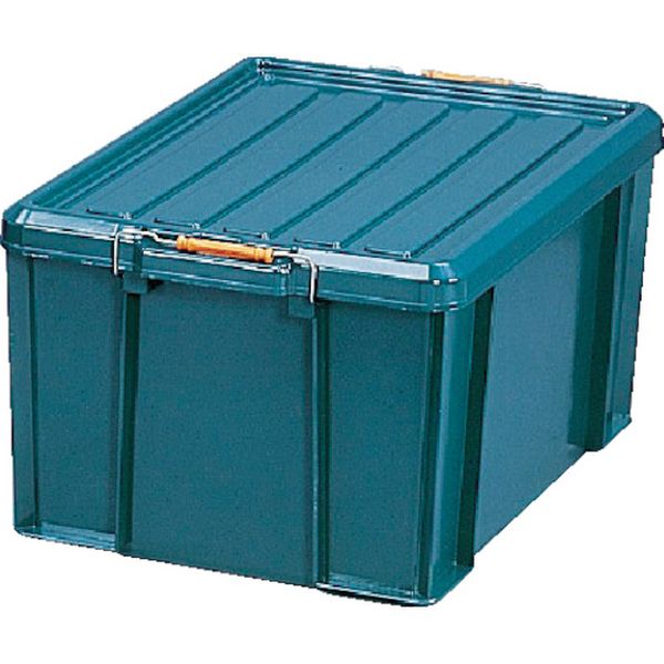 バックル式コンテナ　６２０×４４５×３３０　ダークグリーン