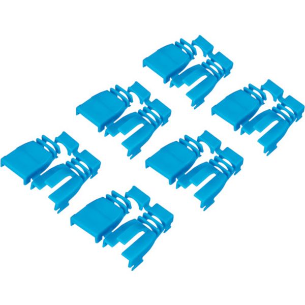 430-5899  後付け用コネクター保護カバー6個入り ブルー