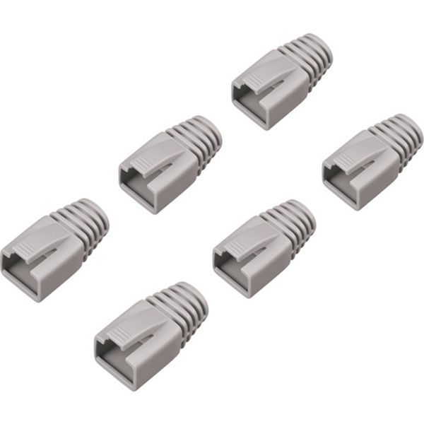 先付け用コネクター保護カバー6個入り ライトグレー