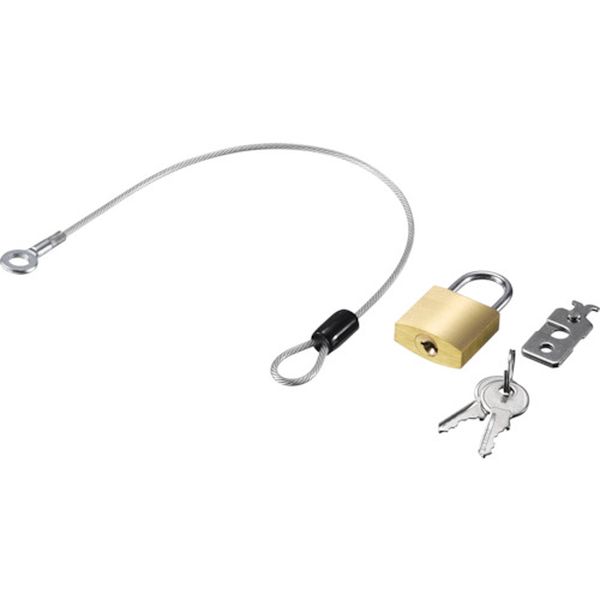 452-2405  南京錠＋サブワイヤー付 マスターキー仕様