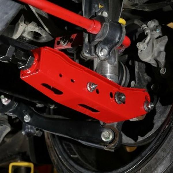 Rear Lower Control Arms - Red (2013+ Subaru BRZ/Toyota 86 / 2008-2023 Subaru WRX/STI)