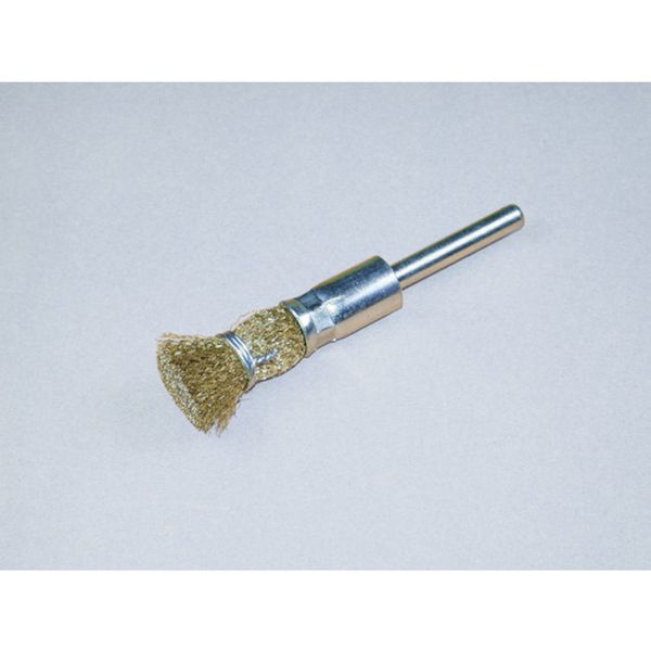 BME10 812-3932  軸付エンドブラシ 真鍮 10x30x6x35 10個入り