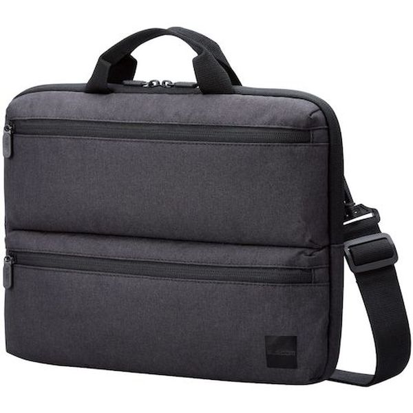 BMIBHCH14NBK パソコンケース リサイクル素材 横型 ショルダーベルト付 手提げ 撥水 14インチ ブラック