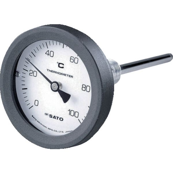 BMT75P5  バイメタル式温度計BM-T-75P 0～100℃100L(2090-00)