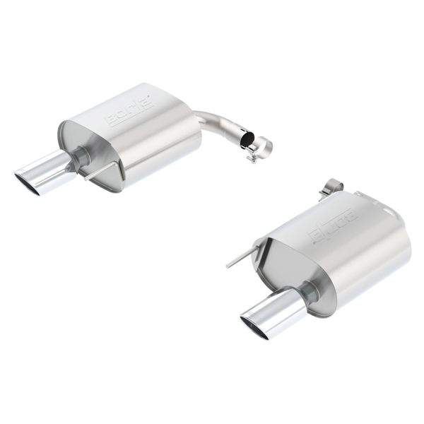 S Type Rear Section 15-17 Ford Mustang 2.3L EcoBoost MT/AT 2.25in pipe 4in tip