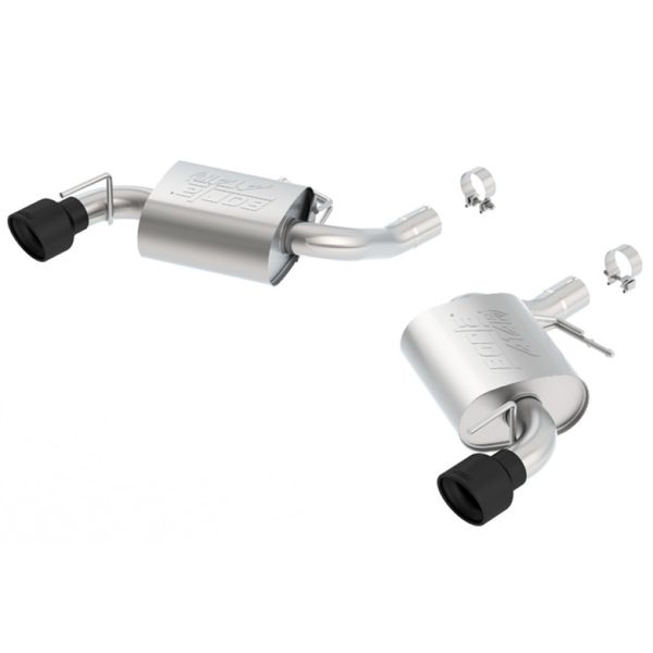 2016 Chevy Camaro SS V8 AT/MT ATAK Rear Section Exhaust w/o NPP Valves Ceramic Black
