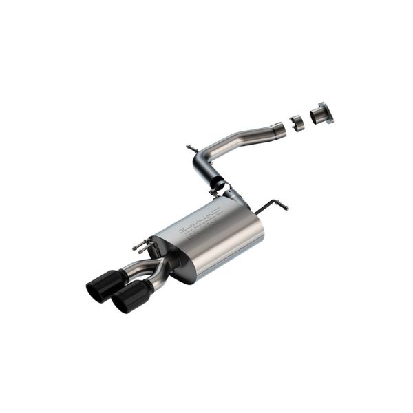 20-22 Hyundai Palisade/2023 Kia Telluride 3.8L V6 S-Type Axle-Back Exhaust w/ Black Chrome Tip