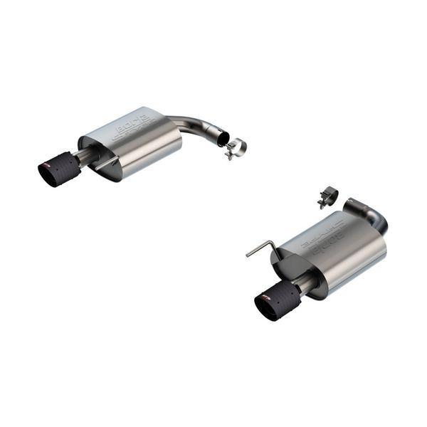 2024 Ford Mustang GT 5.0L V8 w/o Active Exhaust S-Type Axle-Back Exhaust System - Carbon Fiber