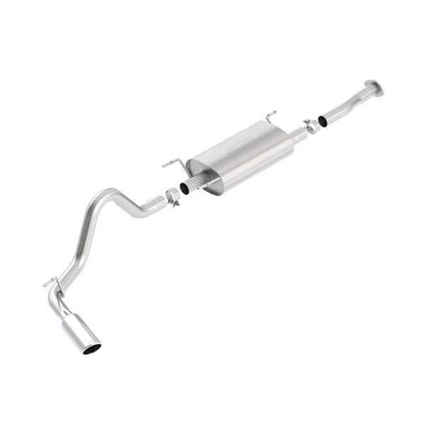 2016 Toyota Tacoma 3.5L V6 Auto 4DR CC SB S-Type 2.5in Single Left Rear Exit 4in Tip Exhaust