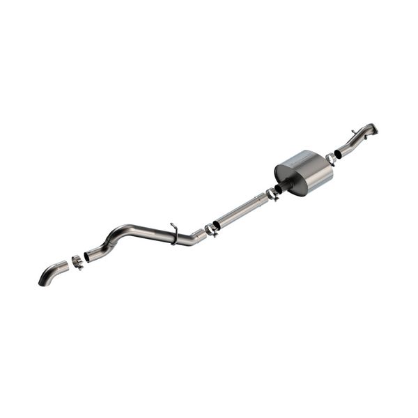 21-22 Ford Bronco 2.7L 2DR/4DR T-304 Stainless Steel Cat-Back S-Type Exhaust - Brushed