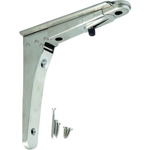 BOS180  (120030111)ステンレス鋼製折りたたみ棚受