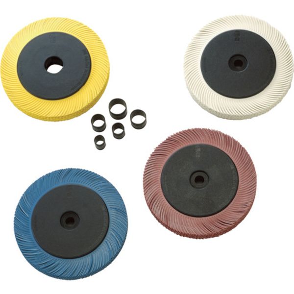 BRBRSH120758  ラジアル・ブリッスルブラシ ＃120相当 白 193.7mm 2個入り