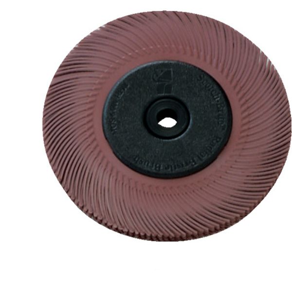 BRBRSHTC2206  ラジアル・ブリッスルブラシ ＃220相当 赤茶 152.4mm