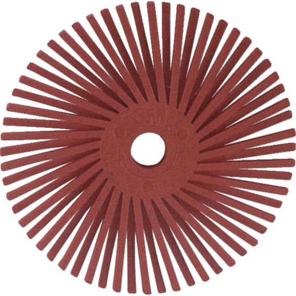 BRDISC22034  ラジアル・ブリッスルディスク ＃220相当 赤茶 19.1mm 48個入り
